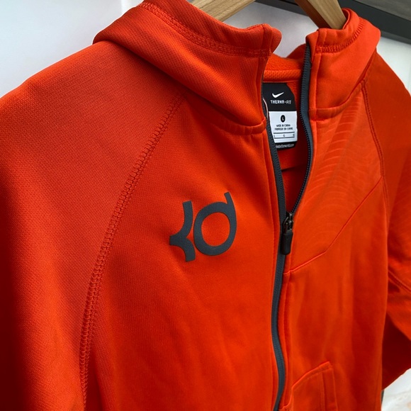 Youth Kevin Durant Nike Therma-Fit Full Zip Athletic Hoodie Jacket - Picture 6 of 13
